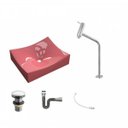 Ver imagem 2 de Kit Cuba Ml44 com Torneira Link 1062 Metal e Válvula Click 1"g Pol. com Sifão Cromado e Flexível com