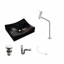 Ver imagem 2 de Kit Cuba Ml44 C/torneira Link 1062 Metal Válvula Click 1 Pol. 2.6 Cm Sifão Cromado e Flexível Compac