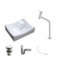 Ver imagem 2 de Kit Cuba Ml44 com Torneira Link 1062 Metal e Válvula Click 1"g Pol. com Sifão Cromado e Flexível com