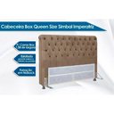 Ver imagem 2 de Cama Box Queen CRC + Colchão Ortopédico Ortobom + Cabeceira Imperatriz Bege