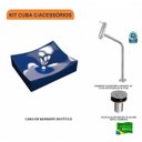 Ver imagem 3 de Kit Cuba Ml44 com Torneira Link 1062 Metal e Válvula Click 1"g Pol. com Sifão Pvc e Flexível Compace
