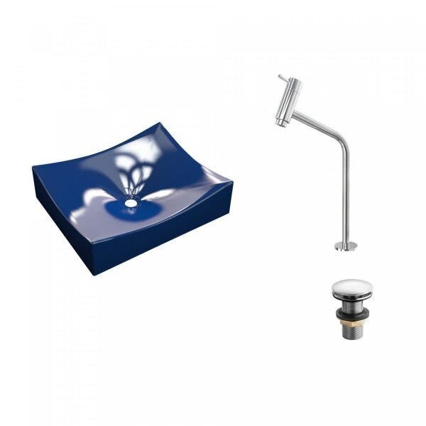 Kit Cuba ML44 com Torneira Link 1062 Metal e Válvula Click 1"G Pol. Compace - 2