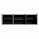 Ver imagem 4 de Armário para Escritório 240cm com 4 Portas Nicho e Tampo Embutido Corporate