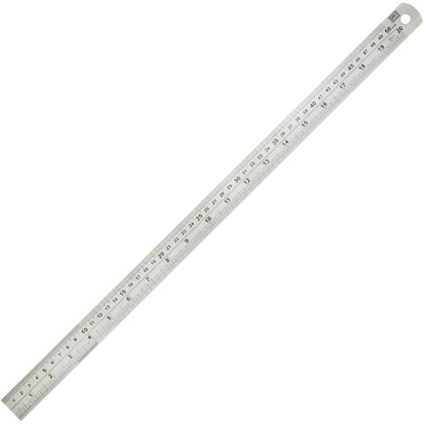 Escala Graduada Aço Inox - Cap. 1000mm/40" - 112,0005 - Zaas