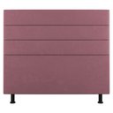 Ver imagem 1 de Cabeceira Cama Box Casal Queen Size Malik 160cm Suede Rosé - Abmaza