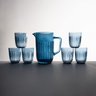 Conjunto Jarra 1,3l com 6 Copos 280ml Portina Casa - Athena Blue - 1
