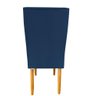 Kit 02 Cadeiras Luxo Mila Azul Marinho - D'classe Decor - 3