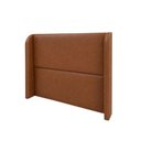Ver imagem 5 de Cabeceira Casal Estofada Ideal para Cama Box 140cm Corino - Avelã Camel