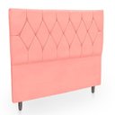 Ver imagem 4 de Cabeceira Estofada para Cama de Casal 140 Athena Suede