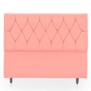 Ver imagem 1 de Cabeceira Estofada para Cama de Casal 140 Athena Suede