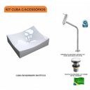 Ver imagem 3 de Kit Cuba Ml44 C/torneira Link 1062 Metal 1/4 Volta Compace