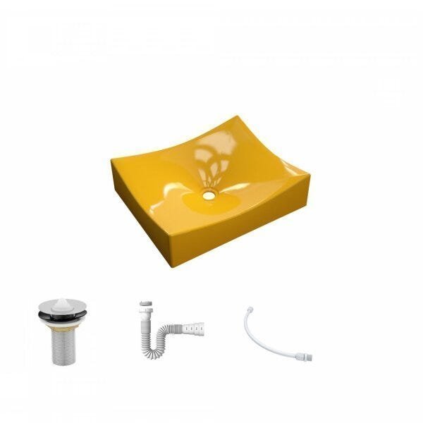 Kit Cuba ML44 com Válvula 1 Pol. com Sifão PVC e Flexível Compace - 2