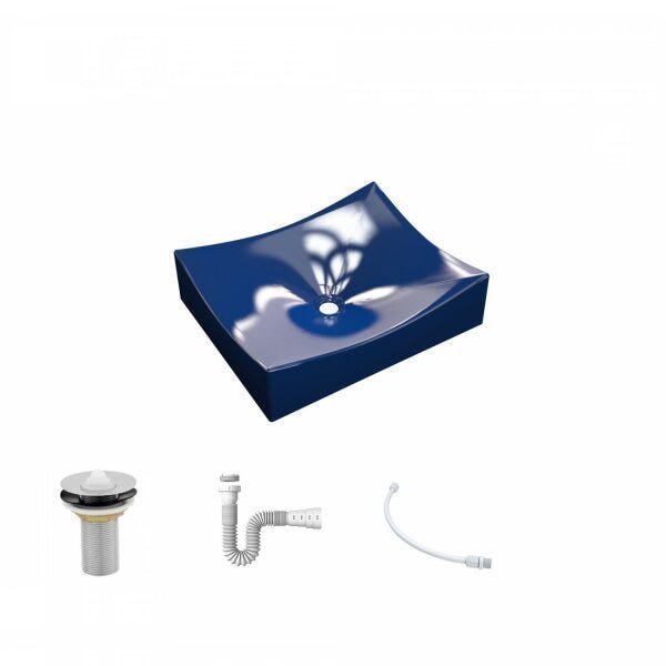 Kit Cuba ML44 com Válvula 1 Pol. com Sifão PVC e Flexível Compace - 2