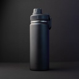 Garrafa com Alça e Bico 780ml em Aço Inox Preta - 4