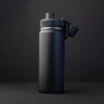 Garrafa com Alça e Bico 780ml em Aço Inox Preta - 1