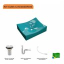 Ver imagem 3 de Kit Cuba Ml44 com Válvula 1 Pol. com Sifão Pvc e Flexível Compace