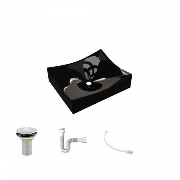 Kit Cuba ML44 com Válvula 1 Pol. com Sifão PVC e Flexível Compace - 2