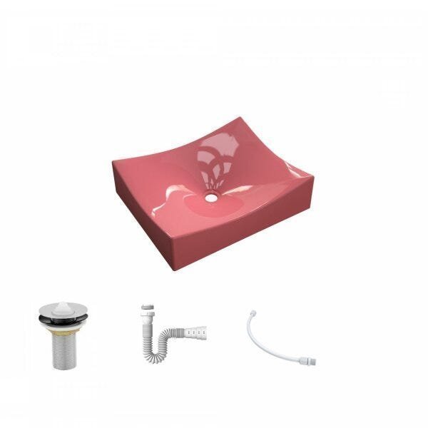 Kit Cuba ML44 com Válvula 1 Pol. com Sifão PVC e Flexível Compace - 2