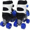 Ver imagem 5 de Patins Infantil Clássico Quad 4 Rodas Roller de Rua Masculino Azul Importway BW-016-AZ - 30