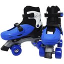 Ver imagem 2 de Patins Infantil Clássico Quad 4 Rodas Roller de Rua Masculino Azul Importway BW-016-AZ - 30