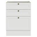 Ver imagem 4 de Balcão de Cozinha 60 cm 3 Gavetas (sem Tampo) Branco Vik Madesa