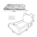 Ver imagem 4 de Cama Infantil Montessoriana Soft Segura e Confortável com Colchão Incluso para Quarto - Azul