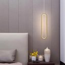 Ver imagem 7 de Lustre Pendente Luminaria Cristal Oval Dourado