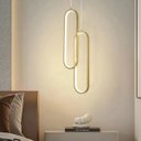 Ver imagem 5 de Lustre Pendente Luminaria Cristal Oval Dourado