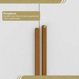 Guarda-Roupa Modulado Dormitório Casal Canto com 4 Portas Versatille Yescasa - 8