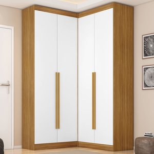 Guarda-Roupa Modulado Dormitório Casal Canto com 4 Portas Versatille Yescasa