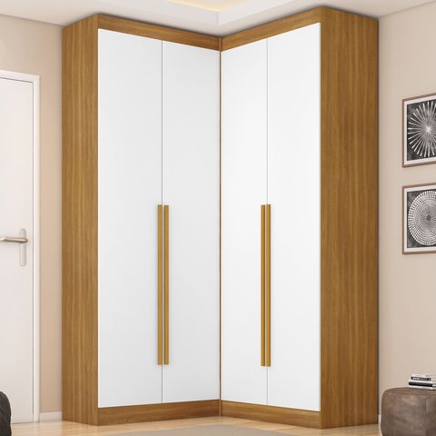 Guarda-Roupa Modulado Dormitório Casal Canto com 4 Portas Versatille Yescasa