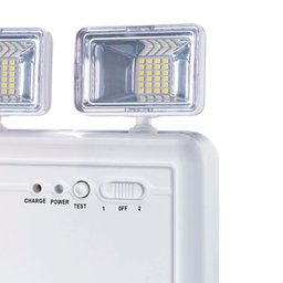 Luminária de Emergência Bloco Autônomo 2 Faróis 10w Bivolt Blumenau - 3