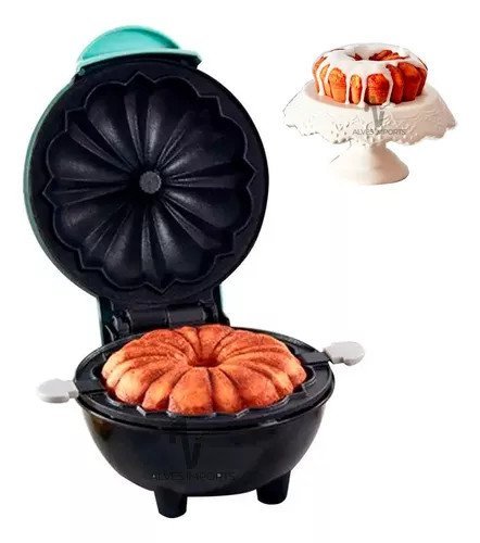 Mini Máquina de Bolo Culinária Confeitaria Bom D+ 110v Azul