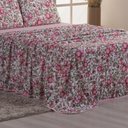 Ver imagem 3 de Jogo de Lençol Cama King 4 Peças 100% Algodão Malha Penteada:est Rosa