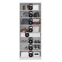 Ver imagem 6 de Sapateira Multiuso C/ Espelho 71 Cm 2 Portas 1 Gaveta - Grife:branco