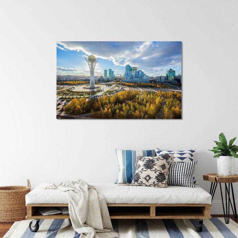 Quadro Decorativo Tela Canvas Paisagem Astana - 200x100 cm