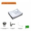 Ver imagem 3 de Kit Cuba Ml44 com Válvula Click 1"b Pol. com Sifão Cromado e Flexível Compace