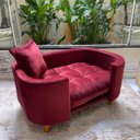 Ver imagem 6 de Sofá Caminha Pet Luxo em Sued Premium:marsala