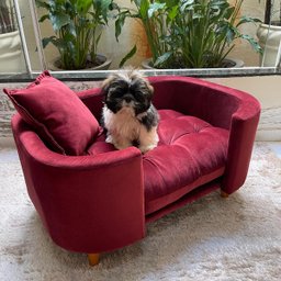 Sofá Caminha Pet Luxo em Sued Premium:marsala - 3