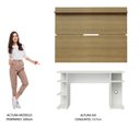 Ver imagem 4 de Mesa Para Computador Gamer e Painel Tv Branco/rustic