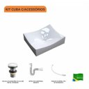 Ver imagem 3 de Kit Cuba Ml44 C/válvula Click 1 Pol. Sifão Pvc e Flexível Compace