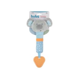 Mordedor com Chocalho Buzininha Buba Coala Rosa Brinquedos para Bebê Pelúcia - 2