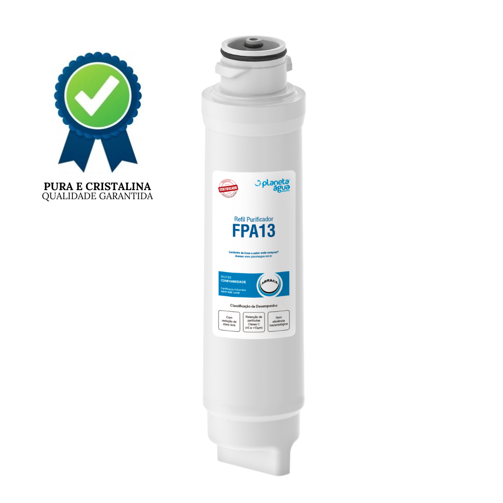 Refil filtro FPA13 para purificador de água Electrolux PE10