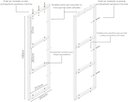 Ver imagem 3 de Suporte Prateleira Tripla Estilo Industrial Parede Teto