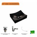 Ver imagem 3 de Kit Cuba Ml44 C/válvula Click 1 Pol. Sifão Cromado e Flexível Compace