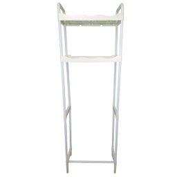 Rack Estante Banheiro 2 Prateleiras Vaso Sanitario Multiuso Lavanderia Cozinha Organizaçao Armazenam - 5