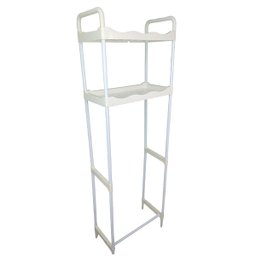 Rack Estante Banheiro 2 Prateleiras Vaso Sanitario Multiuso Lavanderia Cozinha Organizaçao Armazenam - 8