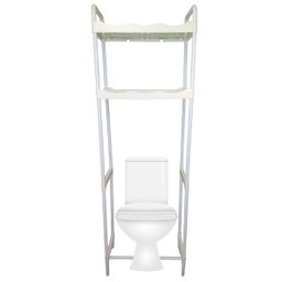 Rack Estante Banheiro 2 Prateleiras Vaso Sanitario Multiuso Lavanderia Cozinha Organizaçao Armazenam - 1