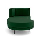 Ver mais imagens de Sofá Chaise Lado Esquerdo Downey Sala de Estar Veludo Verde G15 - Gran Belo