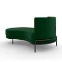Ver imagem 7 de Sofá Chaise Lado Esquerdo Downey Sala de Estar Veludo Verde G15 - Gran Belo